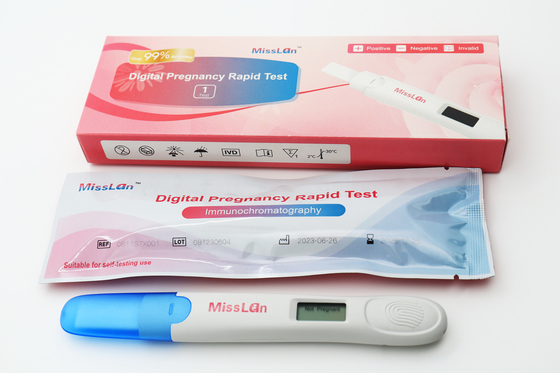 مجموعة اختبار الرقمية لـ hCG من MDSAP اختبار الحمل الرقمي السريع في المنزل الكشف المبكر