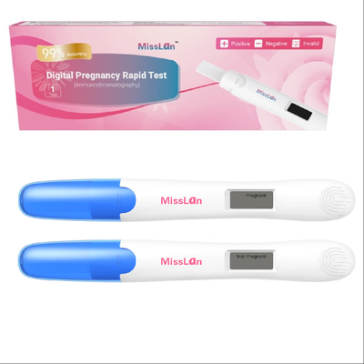 30 شهرًا من One Step Digital HCG Test Kit شريط البول من أجل OTC 1st استجابة الحمل