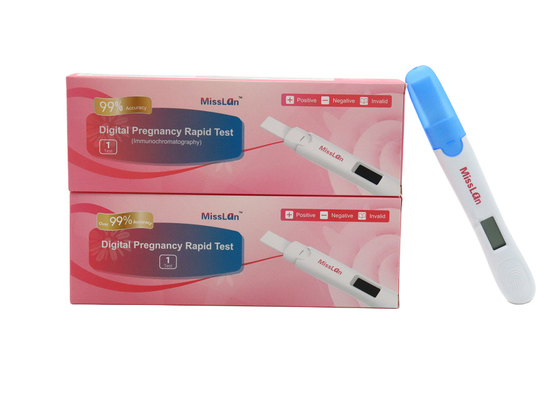 510k CE ANVISA Digital Pregnancy Test Kit OEM 10mIU / mL