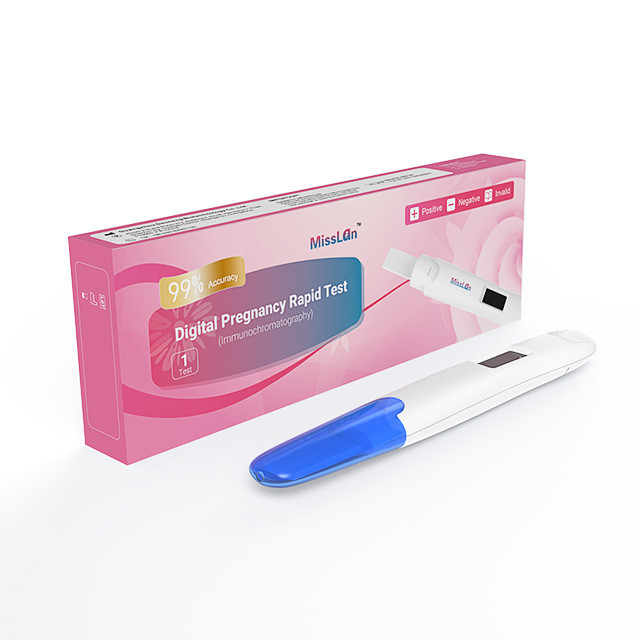 ODM Digital HCG Test Kit مع دقة +/- نتيجة 99.9٪ لاكتشاف الحمل